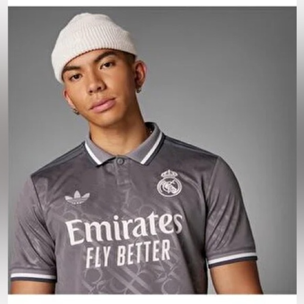 ADIDAS Real Madrid Third Kit 2024-25 Youth Slim Fit Football Soccer Jersey